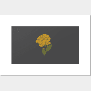 Spring Garden - Gray + Gold Posters and Art